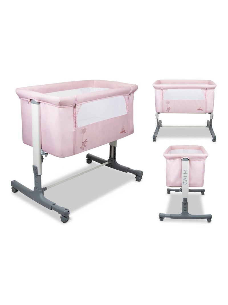 Mini berceau cododo pour bébé, pliable, 5 positions - Calm Rose Rose - Kiabi