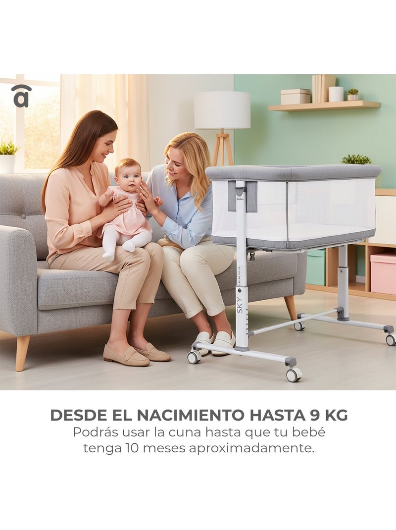 Mini berceau cododo Sky Asalvo Gris - Kiabi