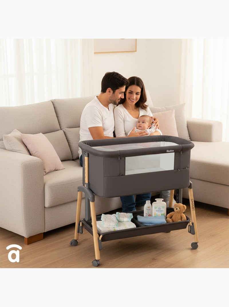 Mini berceau cododo Smart Asalvo Gris - Kiabi