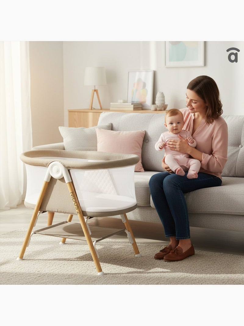 Mini berceau nidus 2 asalvo Beige - Kiabi