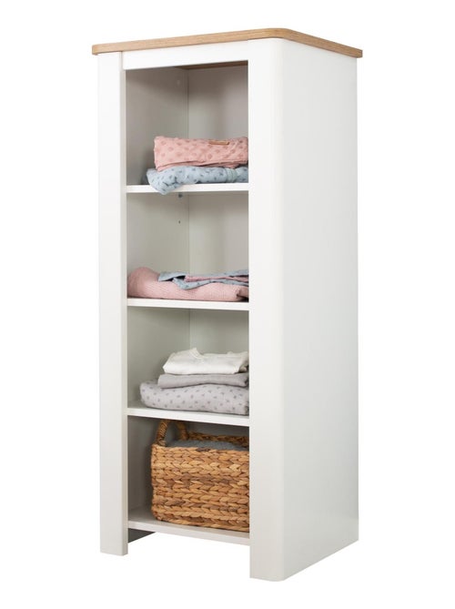 Mini bibliothèque pour chambre d'enfant - Meuble de rangement 4 niches 'Roba ava' - Kiabi
