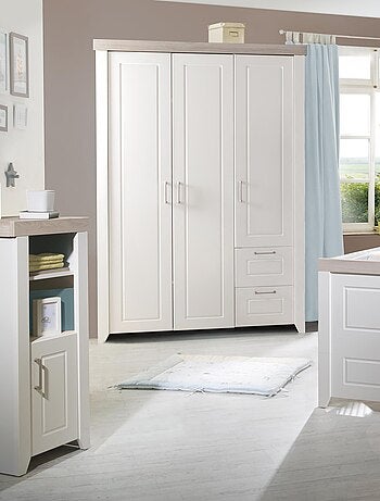 Mini bibliothèque pour chambre d'enfant - Meuble de rangement porte 2 niches 'Roba felicia'