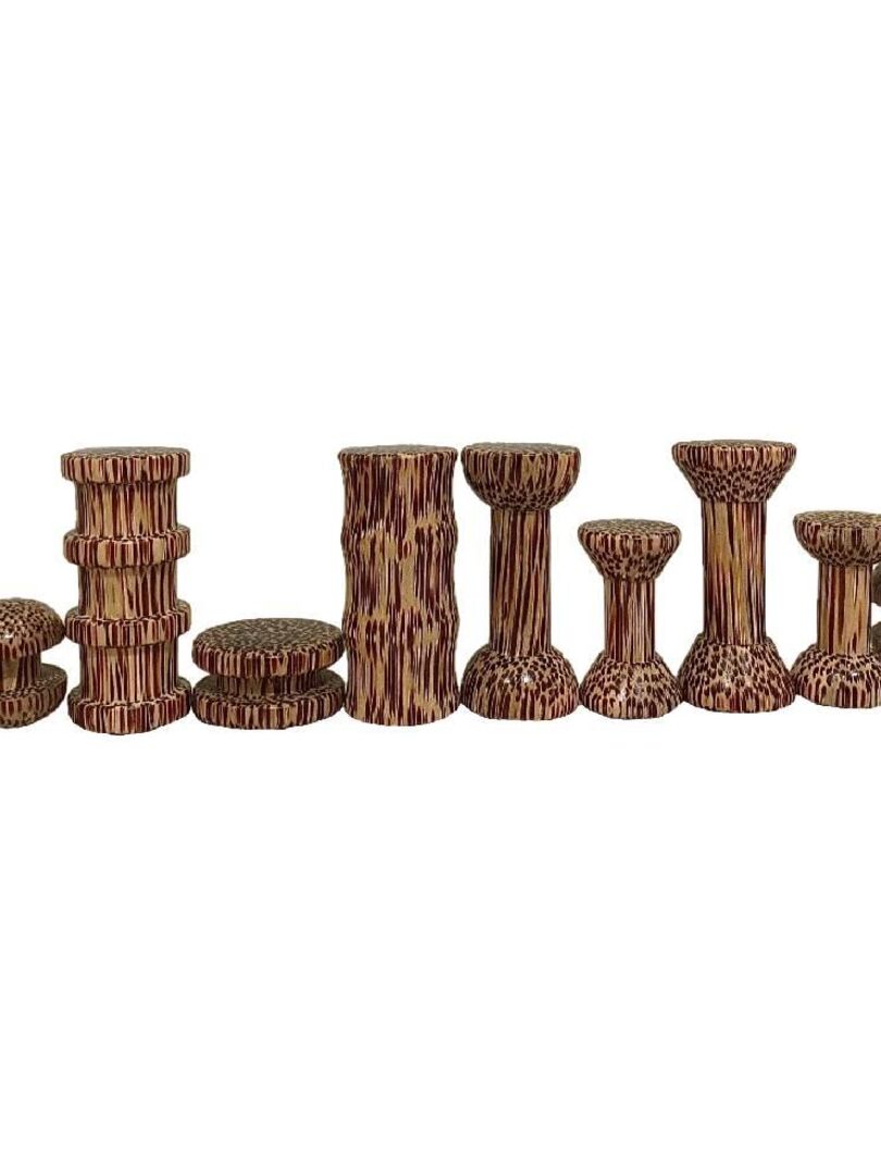 Mini bobines en bois de Cocotier naturel - set de 10 Multicolore - Kiabi