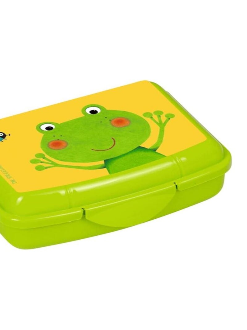 Mini Boîte à déjeuner motif Grenouille - Verte N/A - Kiabi