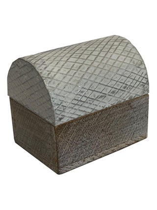 Mini Boîte déco Ethnique en bois patiné