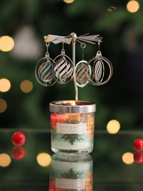 Mini bougie boules enchantées et carrousel - Kiabi