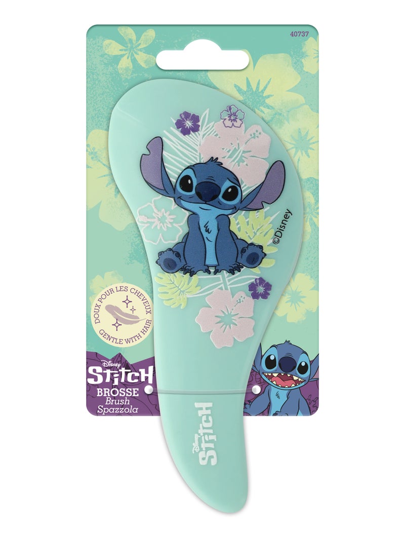 Mini Brosse Démêlante – DISNEY – Stitch – Lilo & Stitch – Tous Types de Cheveux Vert - Kiabi
