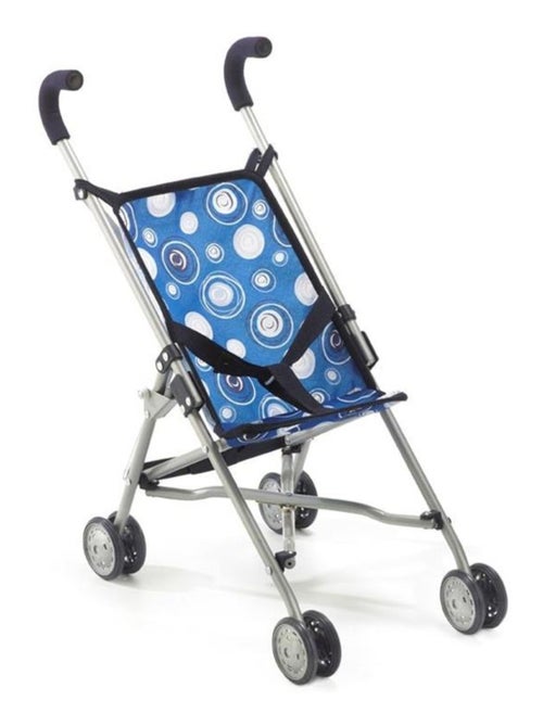 Mini buggy Roma Design bleu avec motifs pour poupée - Kiabi