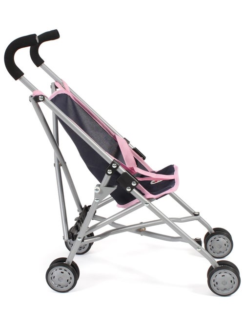 Mini-Buggy ROMA gris mélange bleu marine pour poupée - Kiabi