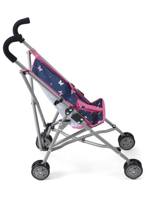 Mini-Buggy ROMA Papillons rose bleu pour poupée - Kiabi