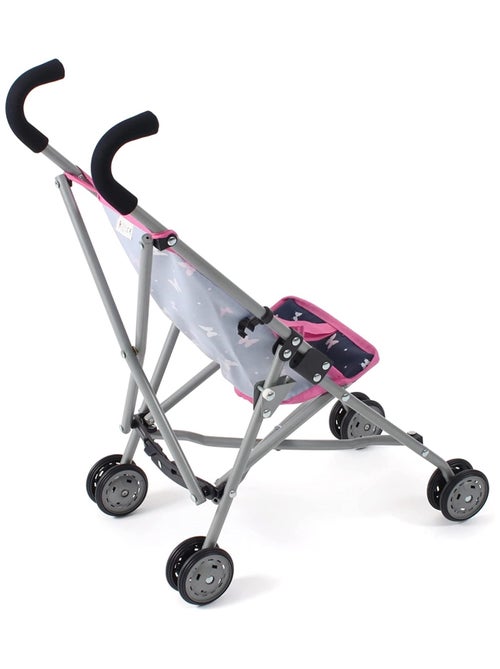 Mini-Buggy ROMA Papillons rose bleu pour poupée - Kiabi