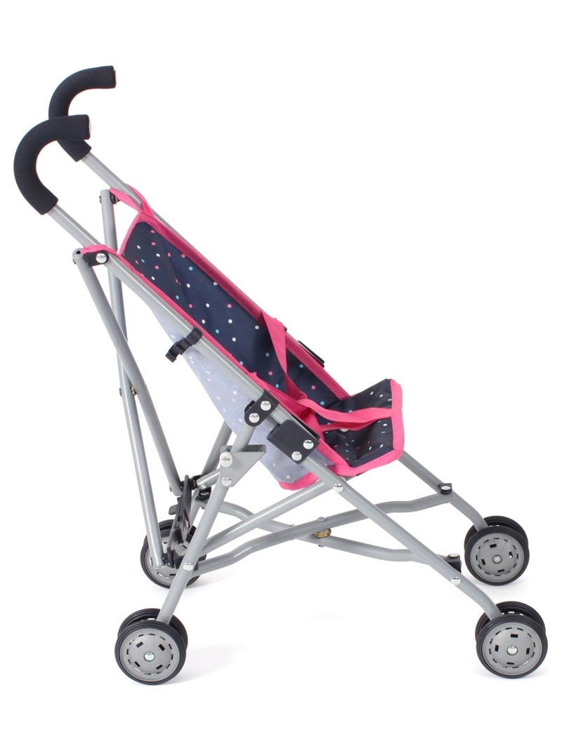 Mini-Buggy ROMA Rose bleu marine avec pois Rose - Kiabi