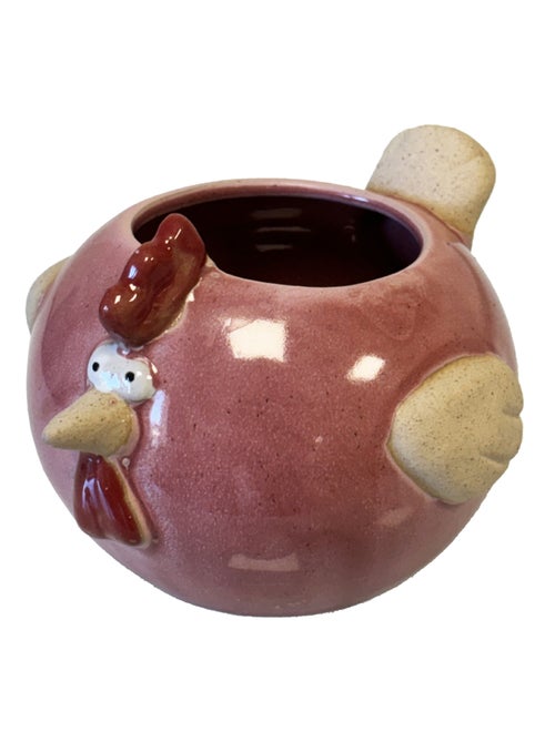 Mini cache-pot poule en céramique - Kiabi