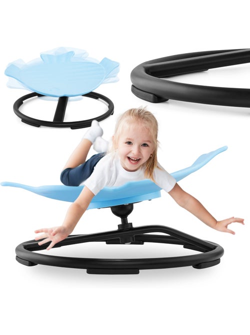 Mini carrousel enfant siege sensoriel rotatif poisson mamabrum 80kg - Kiabi Mini carrousel enfant siege sensoriel rotatif poisson mamabrum 80kg - Kiabi