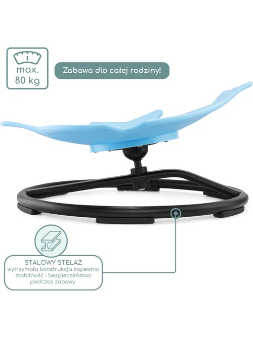 Mini carrousel enfant siege sensoriel rotatif poisson mamabrum 80kg - Kiabi Mini carrousel enfant siege sensoriel rotatif poisson mamabrum 80kg - Kiabi