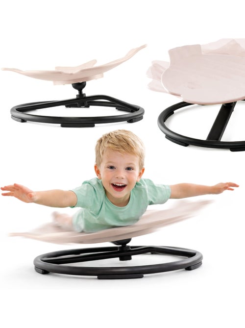 Mini carrousel enfant siege sensoriel rotatif poisson mamabrum, charge 80kg - Kiabi Mini carrousel enfant siege sensoriel rotatif poisson mamabrum, charge 80kg - Kiabi