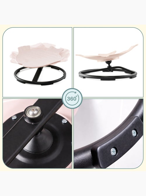 Mini carrousel enfant siege sensoriel rotatif poisson mamabrum, charge 80kg - Kiabi Mini carrousel enfant siege sensoriel rotatif poisson mamabrum, charge 80kg - Kiabi