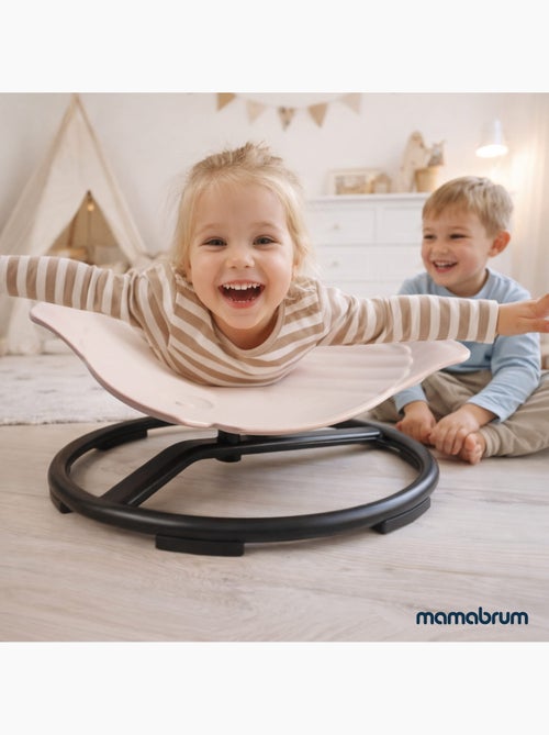 Mini carrousel enfant siege sensoriel rotatif poisson mamabrum, charge 80kg - Kiabi Mini carrousel enfant siege sensoriel rotatif poisson mamabrum, charge 80kg - Kiabi