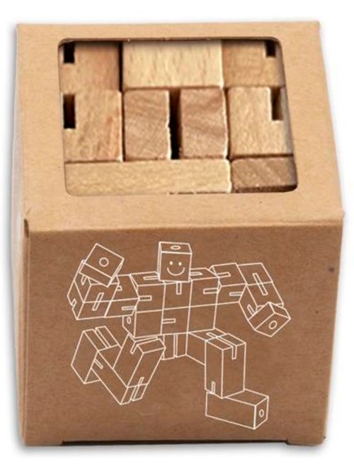 Mini casse-tête en bois boy - Kiabi