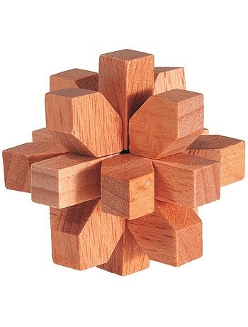Mini casse-tête en bois cristaux