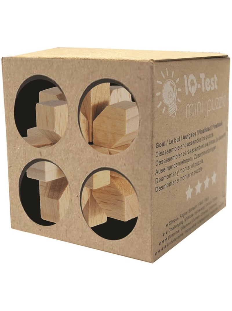 Mini casse-tête en bois cristaux N/A - Kiabi