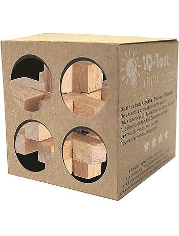 Mini casse-tête en bois quatre à cinq