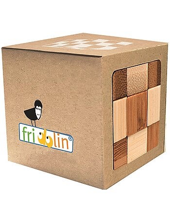 Mini casse-tête en bois serpent