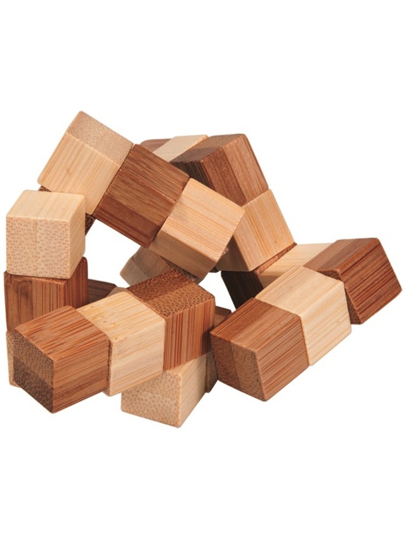 Mini casse-tête en bois serpent N/A - Kiabi