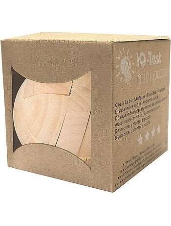 Mini casse-tête en bois sphère