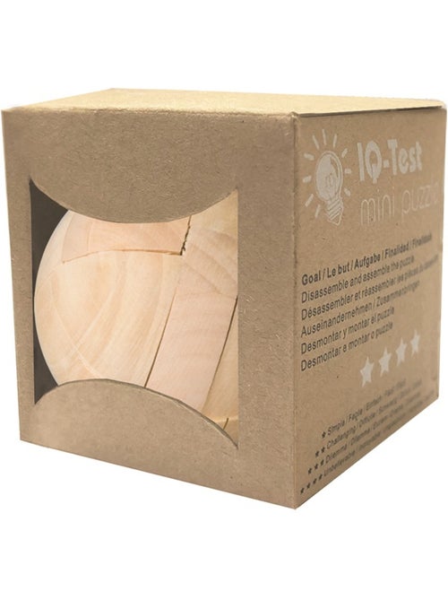 Mini casse-tête en bois sphère - Kiabi
