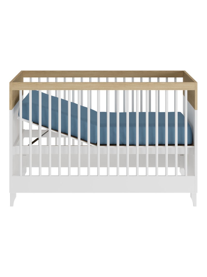 Mini Chambre bébé Dixie - AKITEN RETAIL Blanc Marron - Kiabi
