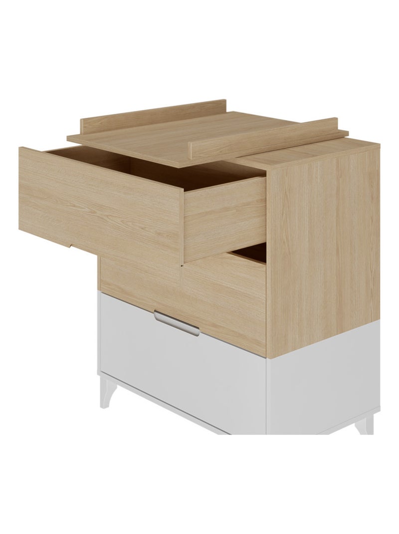 Mini Chambre bébé Dixie - AKITEN RETAIL Blanc Marron - Kiabi