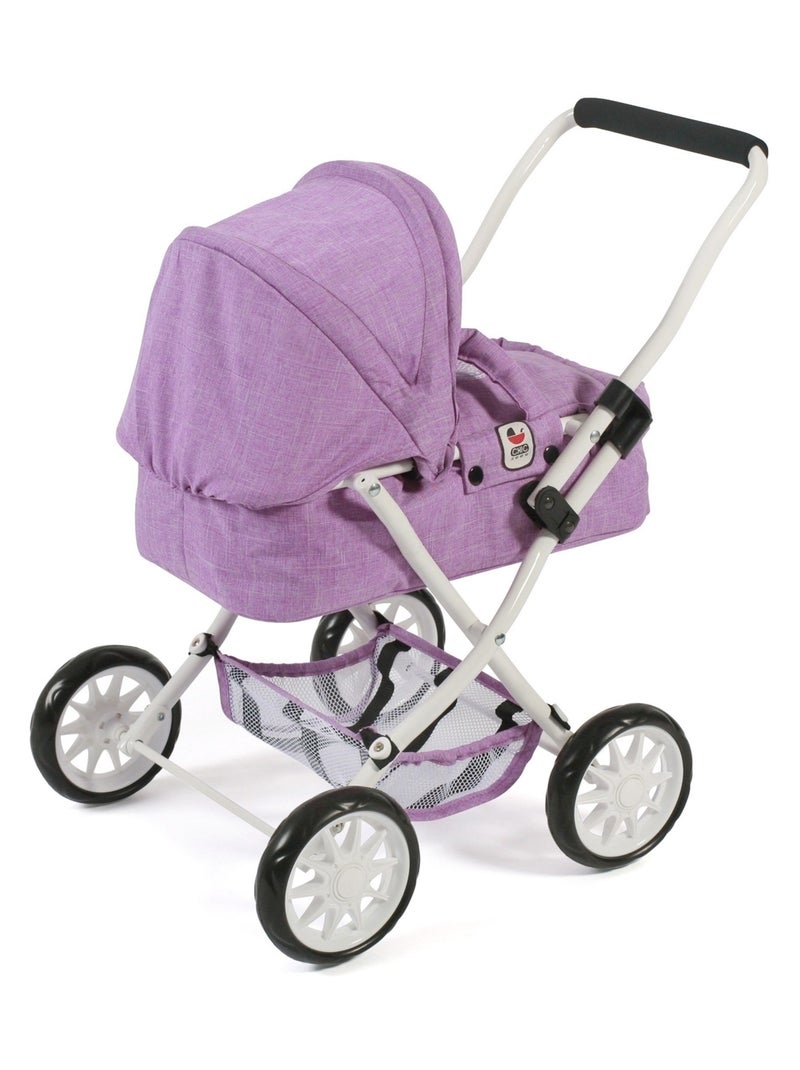 Mini chariot à câlins SMARTY, lila pour poupée Violet - Kiabi