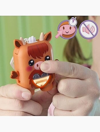 Mini compagnon électronique - cowbert vache des highlands - hasbro