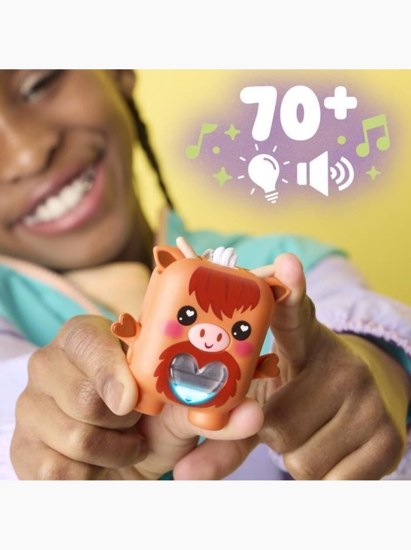 Mini compagnon électronique - cowbert vache des highlands - hasbro Marron - Kiabi