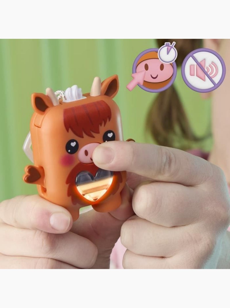 Mini compagnon électronique - cowbert vache des highlands - hasbro Marron - Kiabi