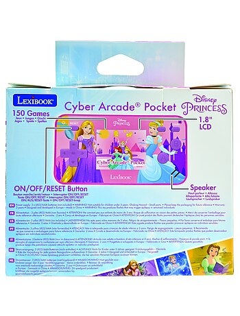 Mini Console de jeux portable couleur Disney Princesse Cyber Arcade Pocket