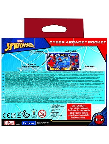Mini Console de jeux portable couleur Spiderman Cyber Arcade Pocket