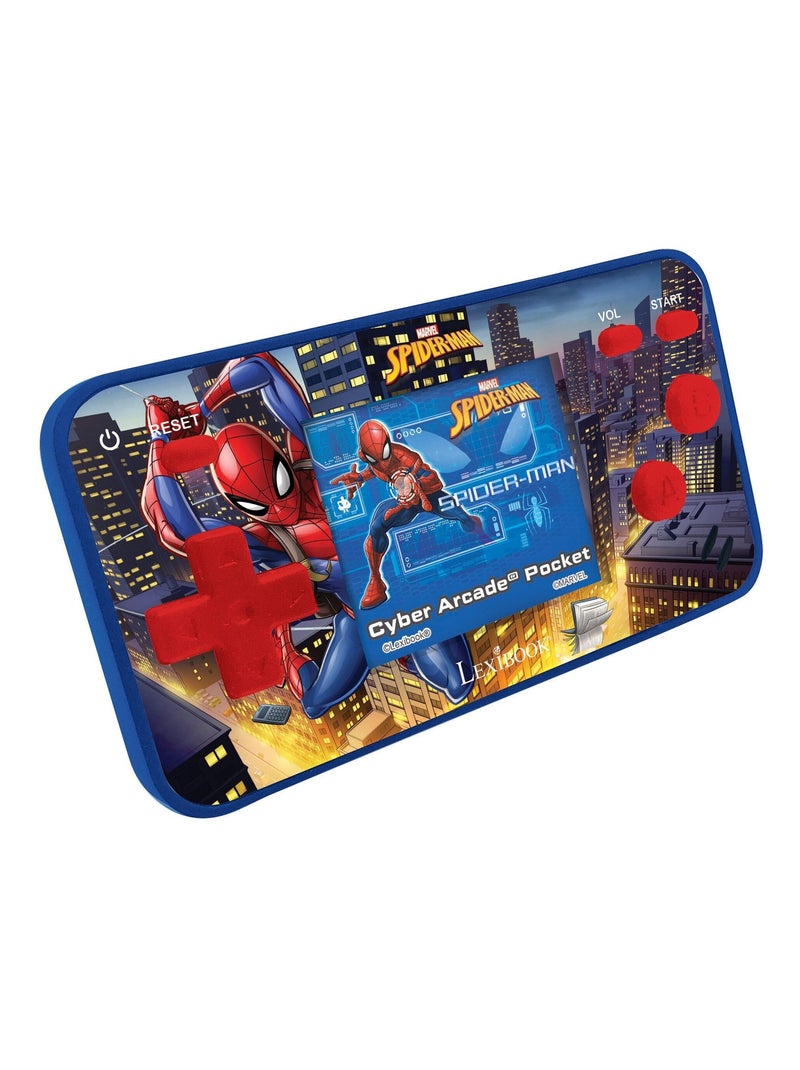 Mini Console de jeux portable couleur Spiderman Cyber Arcade Pocket Bleu - Kiabi