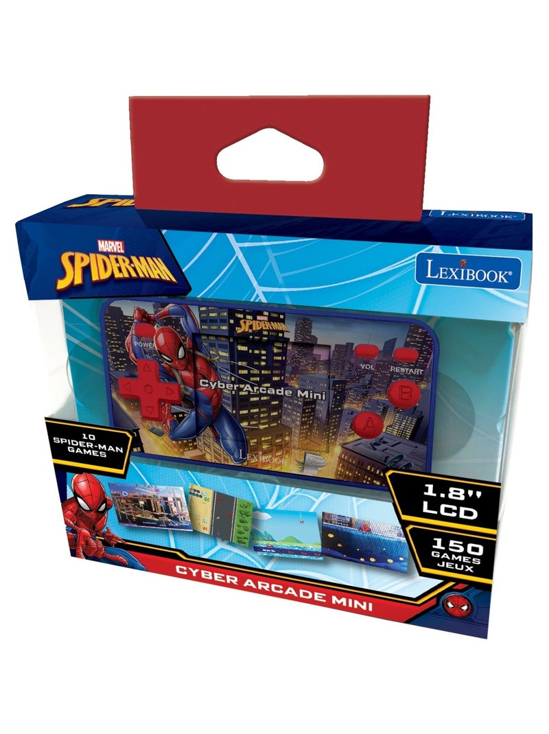 Mini Console de jeux portable couleur Spiderman Cyber Arcade Pocket Bleu - Kiabi