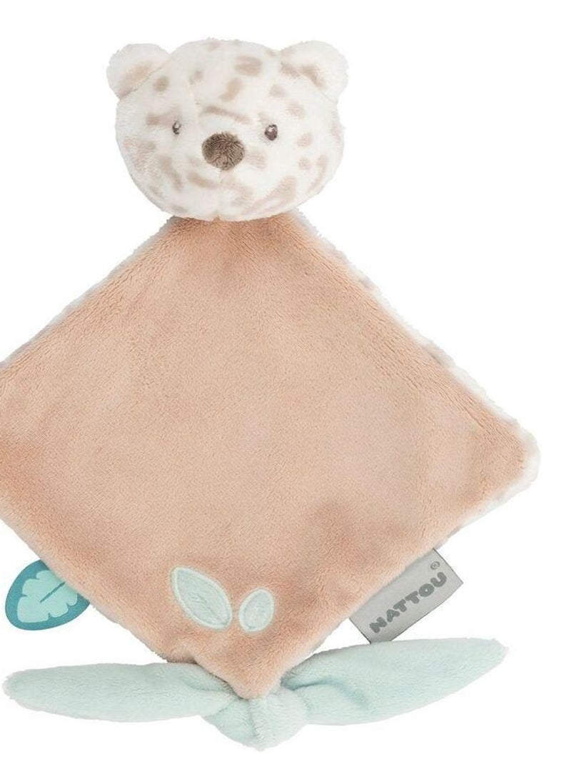 Mini-doudou Jungo léopard  des neiges Boris & Jungo (25cm) Beige - Kiabi