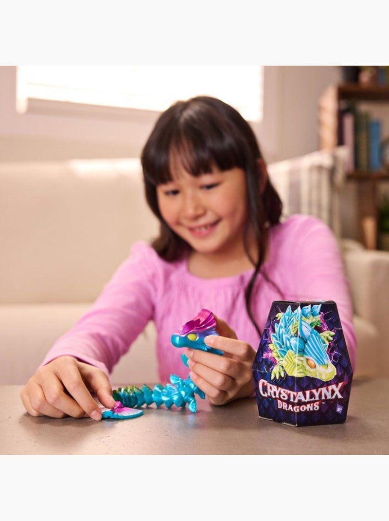 Mini dragon - modèle aléatoire - crystalynx dragons Bleu - Kiabi