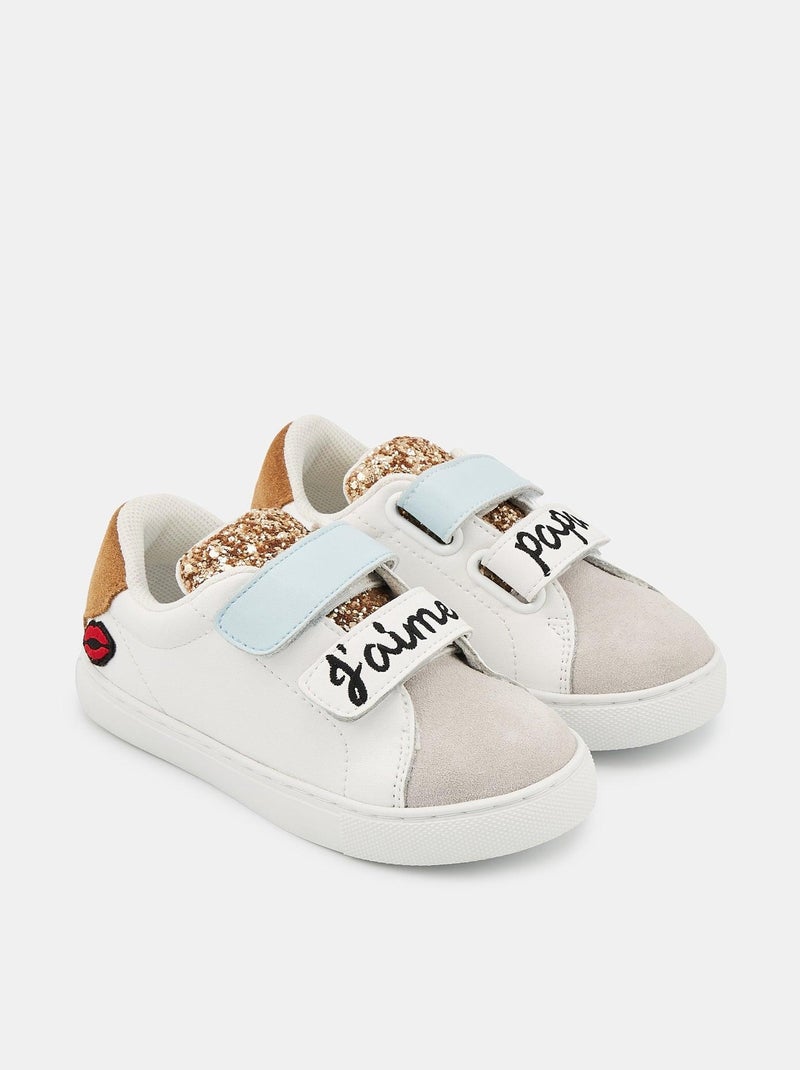 Mini Edith J'aime Papa Blanc - Kiabi