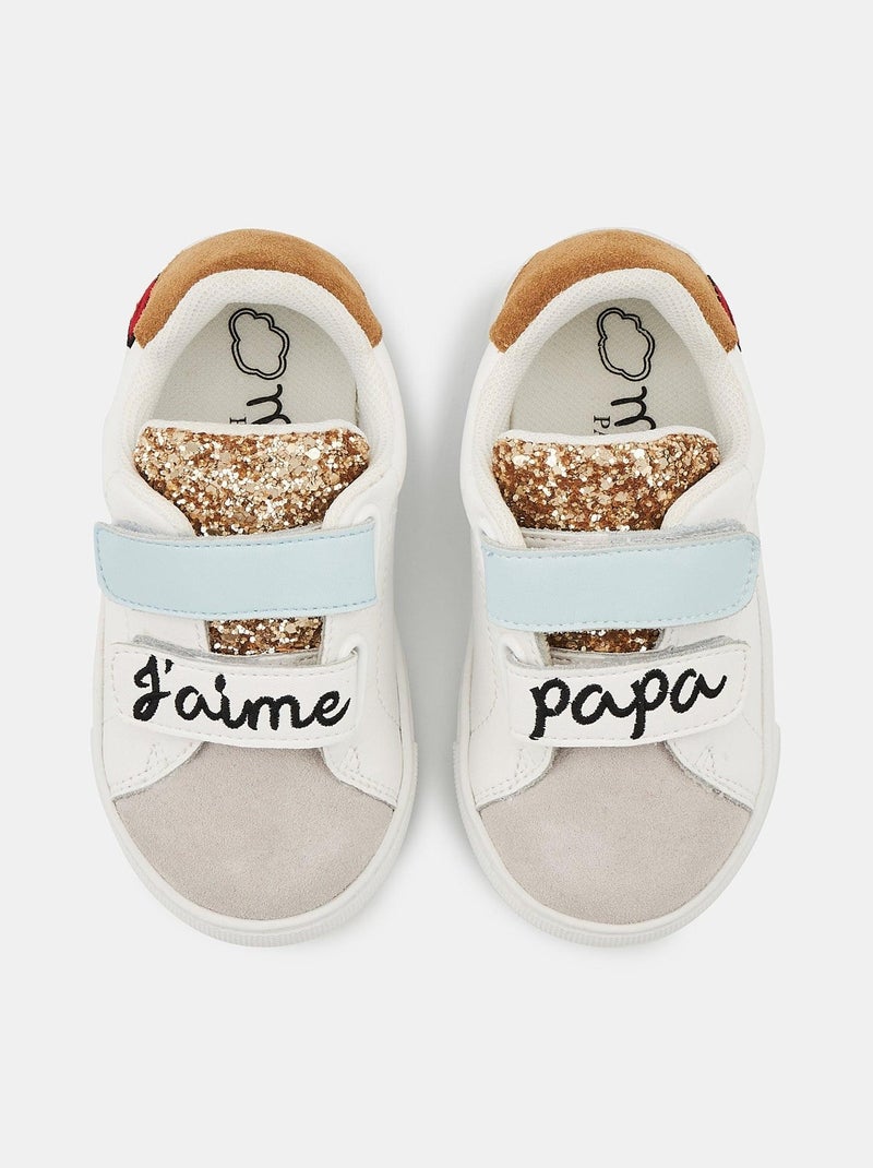 Mini Edith J'aime Papa Blanc - Kiabi