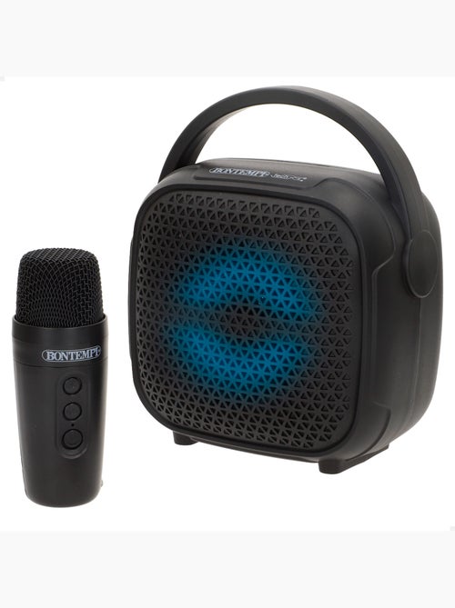 Mini enceinte sans fil avec microphone et lumières rvb bontempi - Kiabi