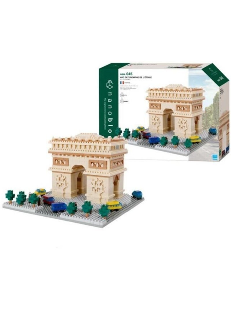 Mini-figurine en briques - bandai - nanoblock - arc de triomphe deluxe - 1560 pcs Multicolore - Kiabi