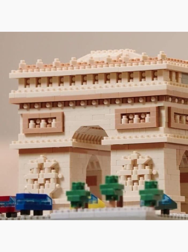 Mini-figurine en briques - bandai - nanoblock - arc de triomphe deluxe - 1560 pcs Multicolore - Kiabi