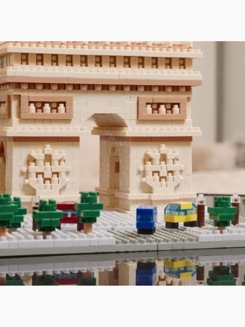 Mini-figurine en briques - bandai - nanoblock - arc de triomphe deluxe - 1560 pcs Multicolore - Kiabi