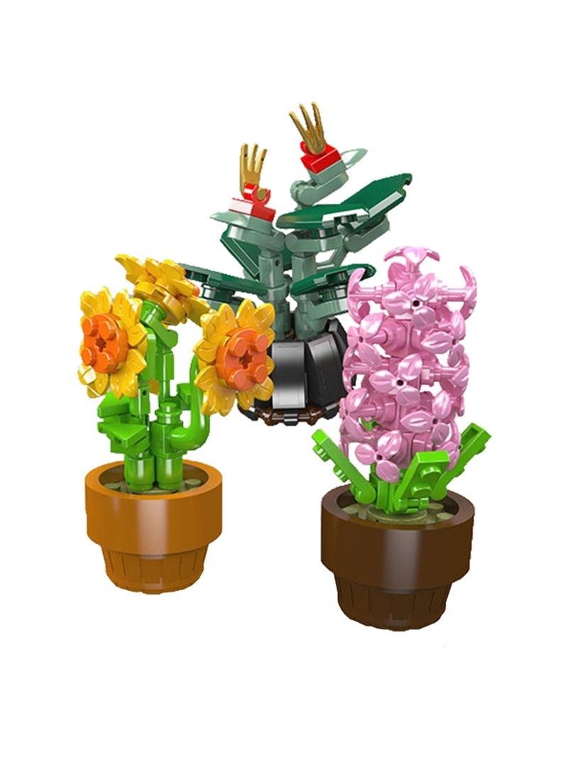 Mini fleurs en pot Multicolore - Kiabi