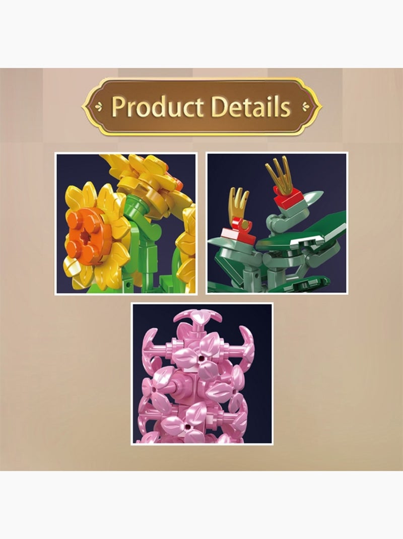 Mini fleurs en pot Multicolore - Kiabi